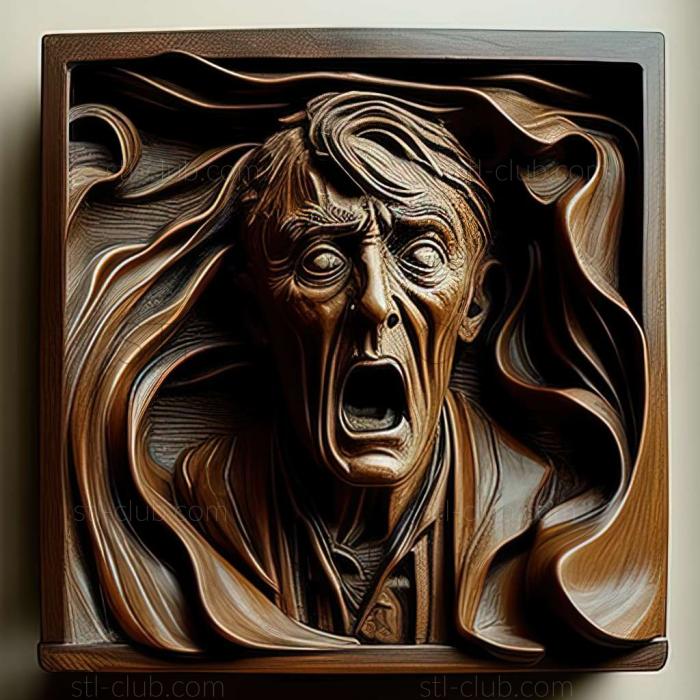 3D model Edvard Munch (STL)